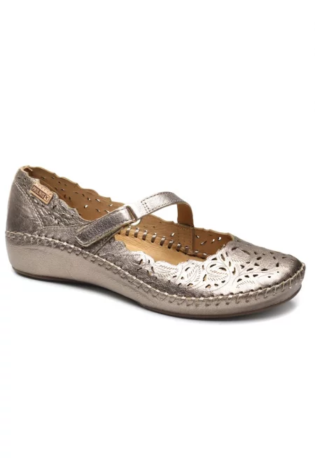 Перфорирани дамски обувки 655 0898CL бронз