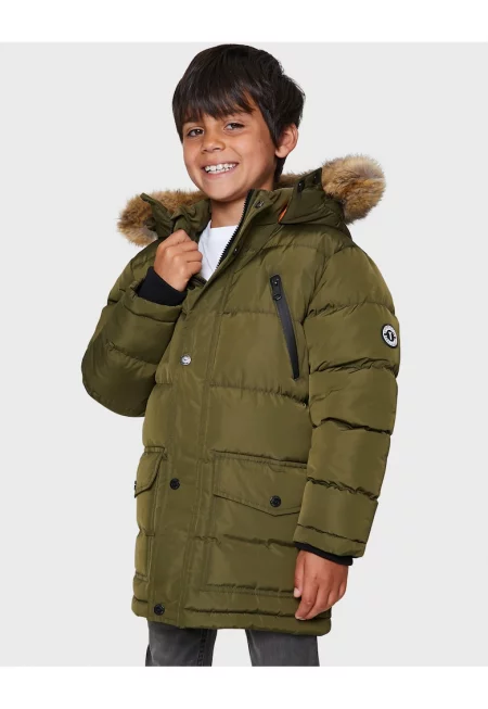 Подплатена парка с качулка