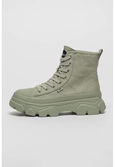 Полускосени текстилни кецове Cade - Папратово зелено