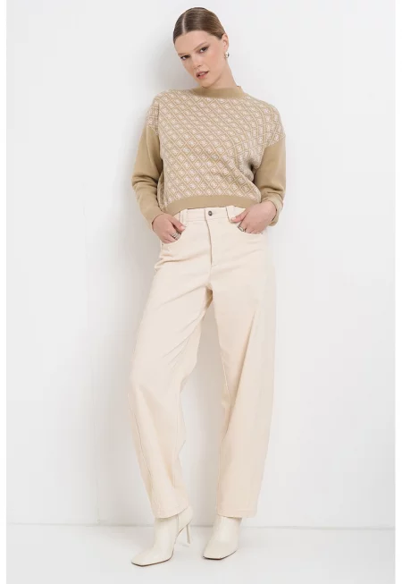 Пуловер с монограм