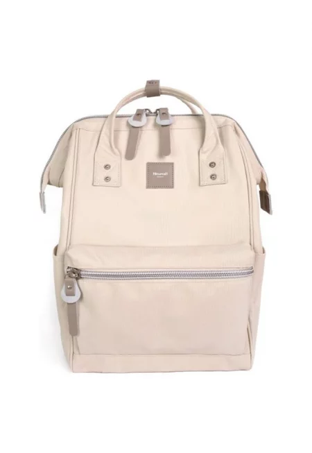 Раница  No. 36 - 15л - бежова - 28x40см - с отделение за лаптоп