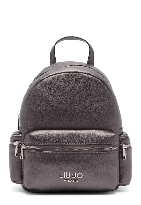 Раница от еко кожа Better - Антрацитно сиво