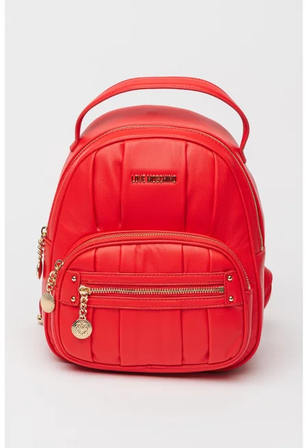 Раница с джоб отпред - Червен/Златист