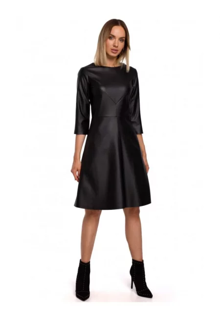 Рокля - полиестер - черно