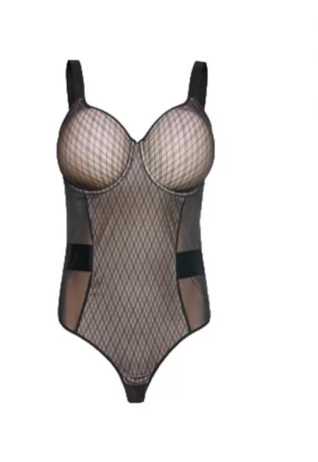 Секси боди  черно - полиамид - еластан -