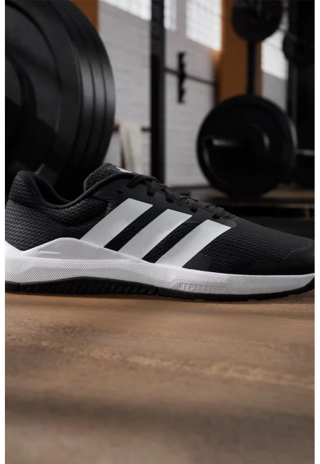 Текстилни фитнес обувки - Бял/Черен