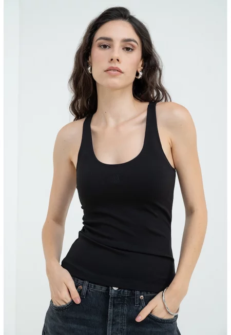 Топ с овално деколте