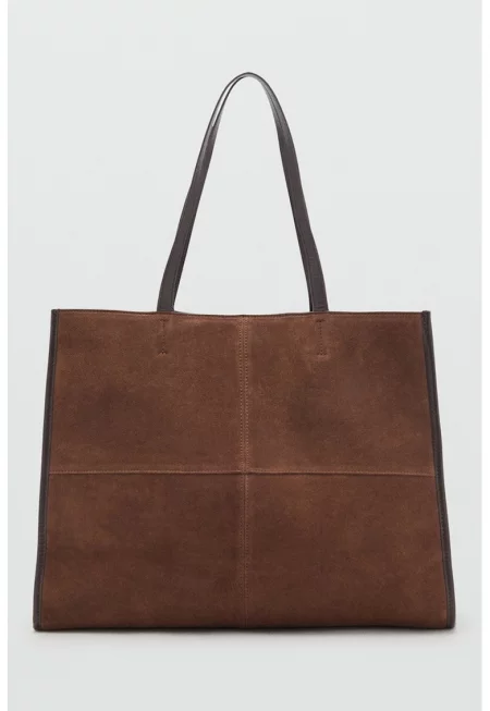 Велурена шопинг чанта