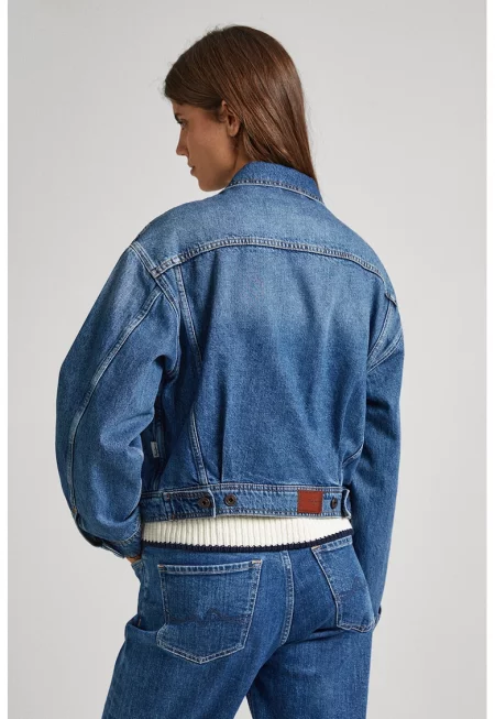 Яке от деним със свободна кройка
