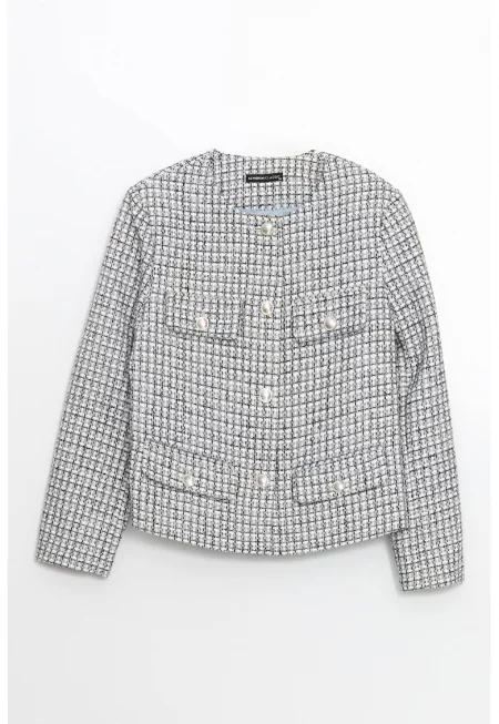 Яке от туид с пришити джобове