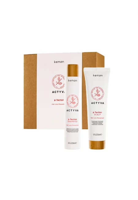 Actyva P Factor комплект против косопад: Шампоан 250 мл - Лечение 150 мл