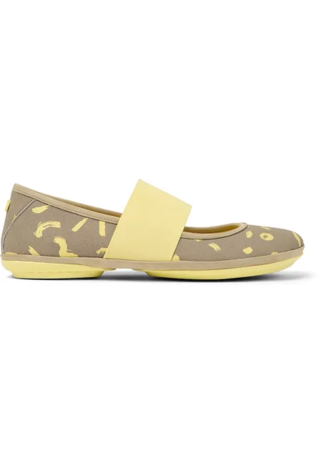 Балерини  Model Right Nina 1605 - жълто/бежово - Жълт/Бежов