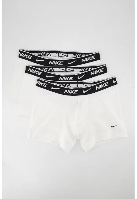 Боксерки с лого - 3 чифта - Бял