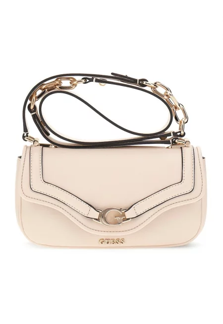 Чанта през рамо от еко кожа с капаче