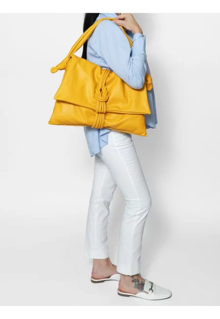 Чанта с капаче - Жълт