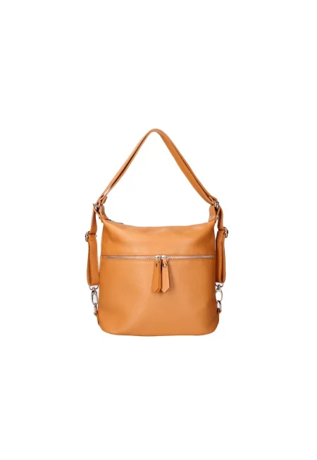 Convertible Leather Shoulder Bag