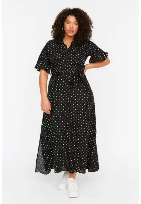 Дълга рокля тип риза