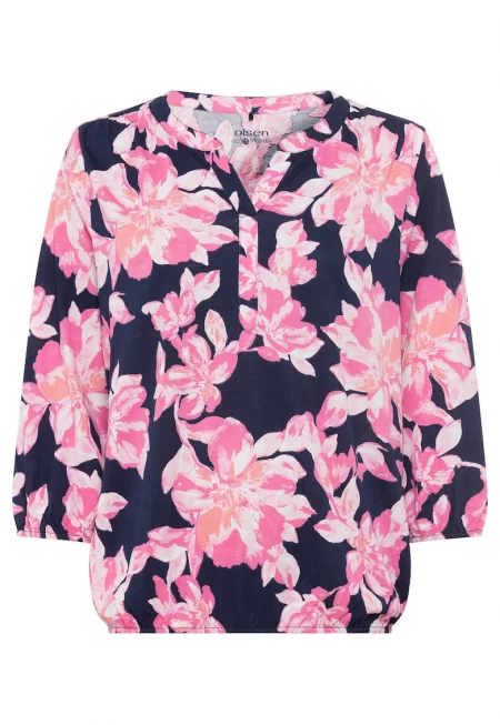 Дамска блуза  11105041 - Памук/Модал - Тъмносиня - Тъмносин