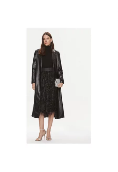 Дамска пола - Изработена по поръчка - 303543198 - Полиестер/Вискоза/Метални влакна - Черна - Черен