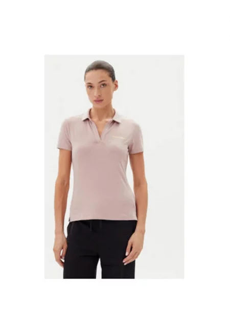 Дамска поло тениска  Emporio Armani - 7W000266 AF12500 - Памук/Модал - Розов