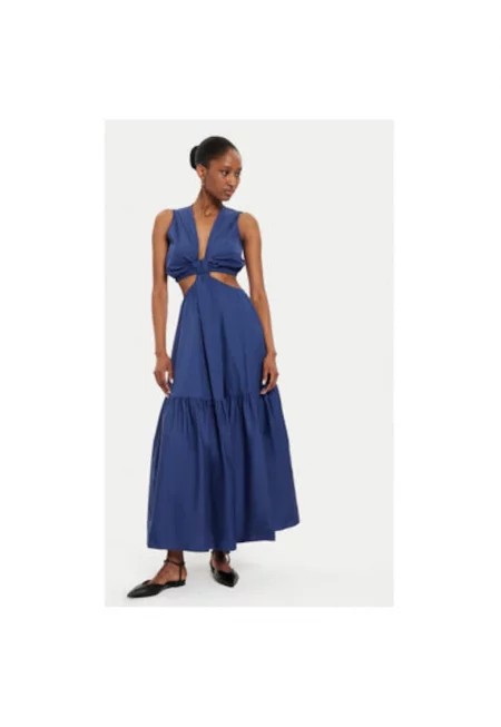 Дамска рокля -  304686283 - Памук - Син - Син