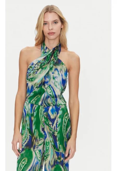 Дамска тениска -  305172556 - Полиестер - Зелена