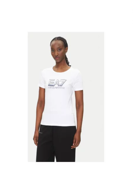 Дамска тениска  Emporio Armani - 7W000183 AF10373 - Памук - Бял