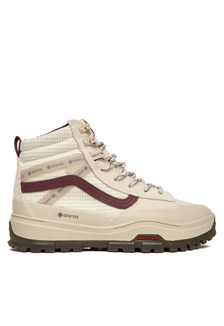 Дамски боти -  Egret MTE Sk8-Hi - кремав/виненочервен