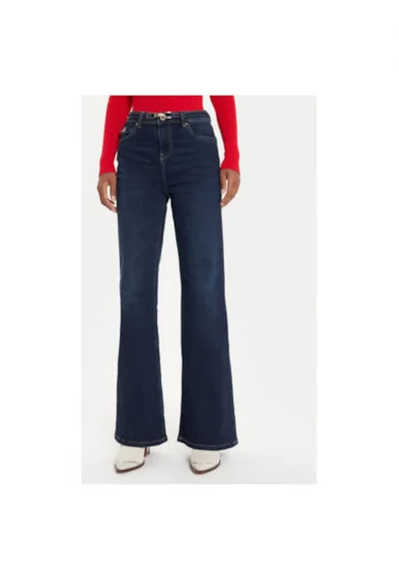 Дамски дънки -  304480942 - Памук/Полиестер - Син