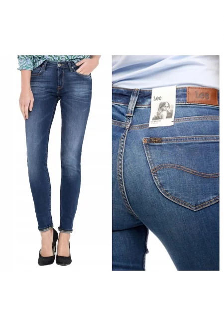 Дамски дънки -  Scarlett - 43176-43 - Памучни - Дълги - Petite - Дънкови - W25-L33 US - Сини