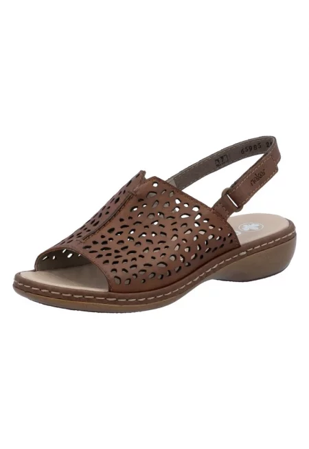 Дамски сандали 65985 25 - Кафяв