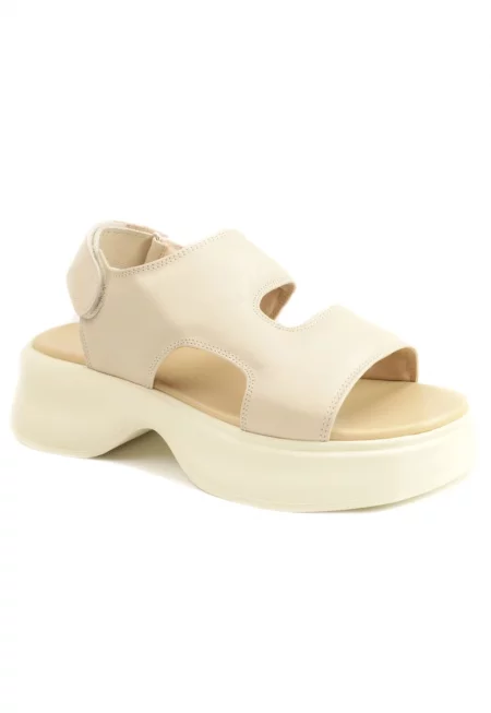 Дамски сандали 82606 - Бежов