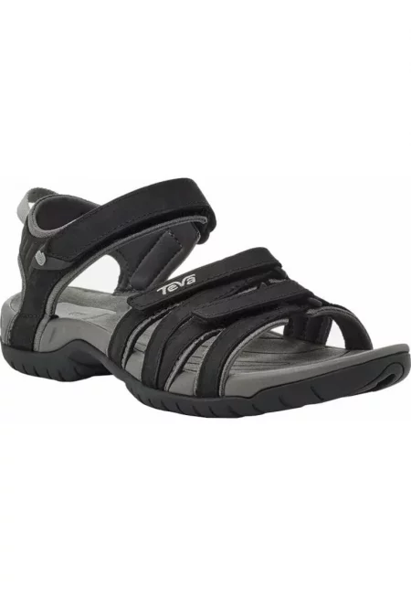 Дамски сандали  Естествена кожа Черни