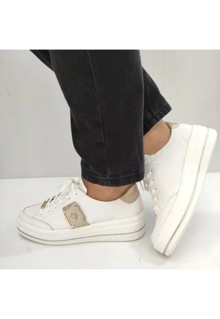 Дамски спортни обувки  D1C07-80 Бели - Бял - Бял