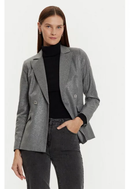 Дамско яке -  304484117 - Полиестер/Вискоза - Сив