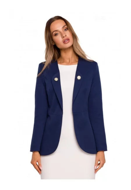 Дамско яке -  Полиестер/Еластан Морско синьо