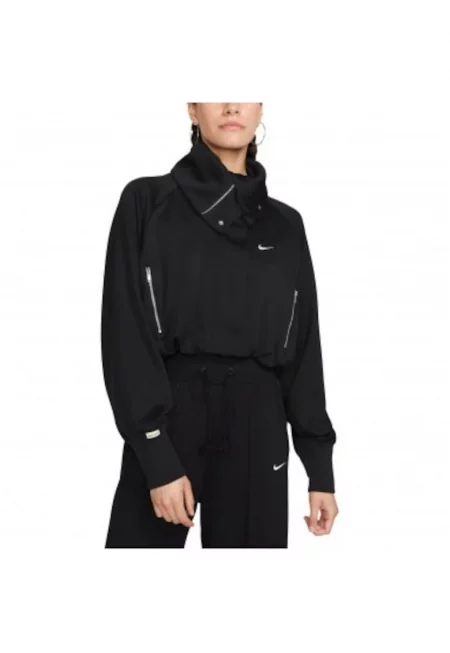 Дамско яке  W NSW CLLCTN CROP TRK JKT - Полиестер - Черно -