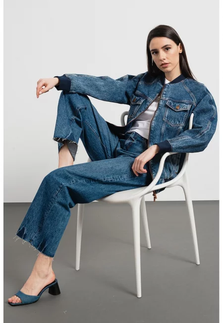 Дънково яке с цип