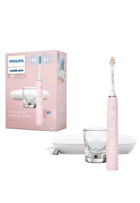 DiamondClean звукова електрическа четка за зъби - 4 режима на почистване - 3 интензитета - розова - Diamond Clean 2024