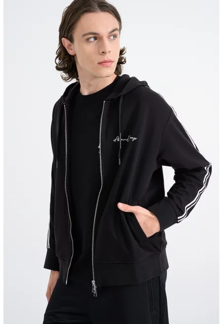 Худи с цип и джобове