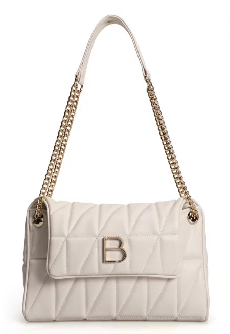 Капитонирана чанта - Слонова кост