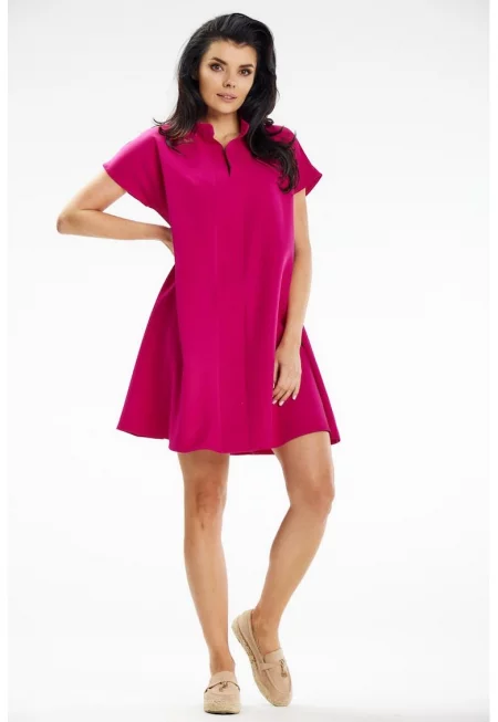 Къса рокля с къс ръкав A635