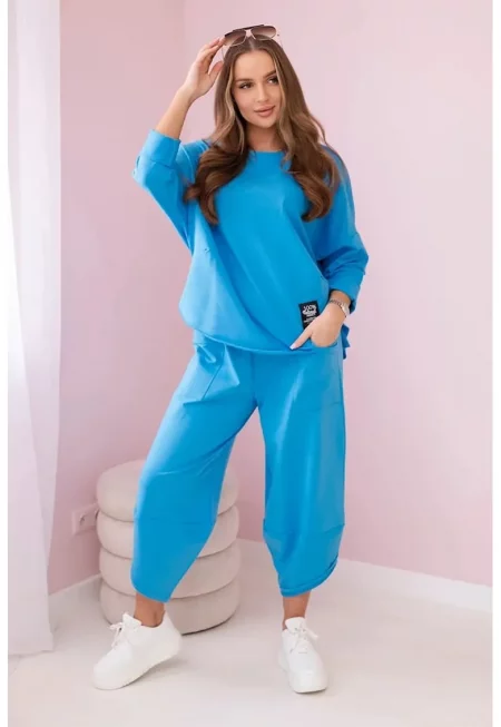 Комплект суичър и панталон - Един размер