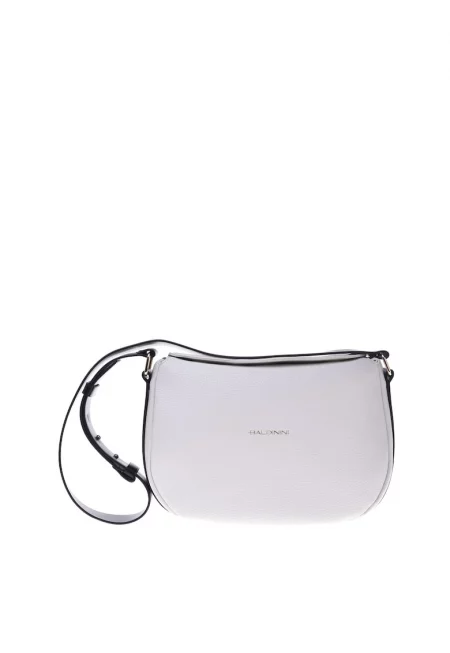 Кожена чанта през рамо с лого