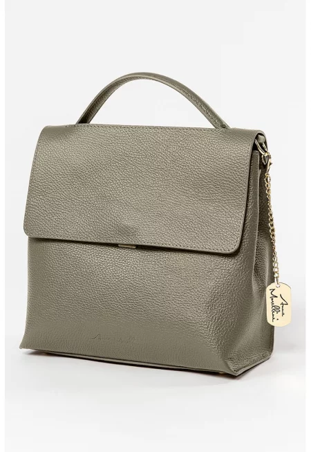 Кожена чанта за рамо с отделяща се презрамка