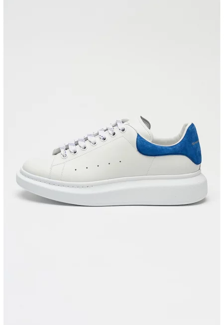 Маратонки с кожа и велур