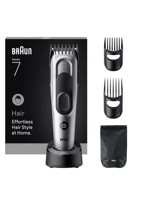 Машинка за подстригване  Series 7 HC7590 - + 5 акс за постригв - остро острие - 17 настр за дълж - закл на последните настр - Автоном. 50 мин - Водоуст  ...