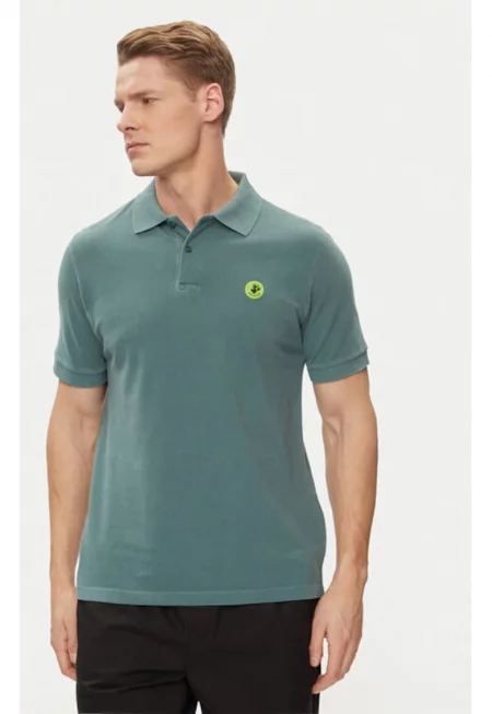 Мъжка тениска -  303932183 - Памук - Зелен - Зелен