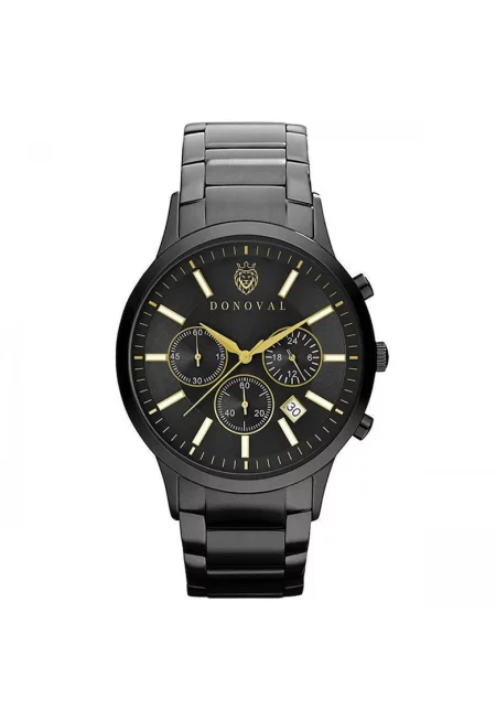 Мъжки часовник -  Хронограф 1445145059 - Черен