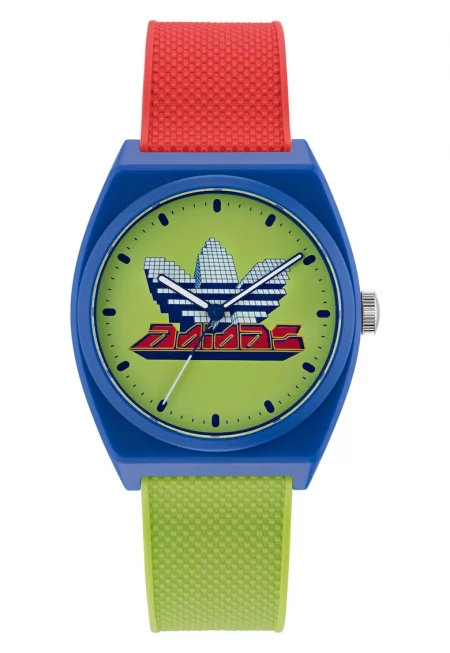 Мъжки часовник  PROJECT TWO GRFX - многоцветна каишка от смола - кварцов механизъм - водоустойчивост 5 ATM